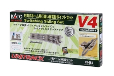 KATO-Lemke K20-863 - N - Variations-Set V4 Weichen R 481 mm